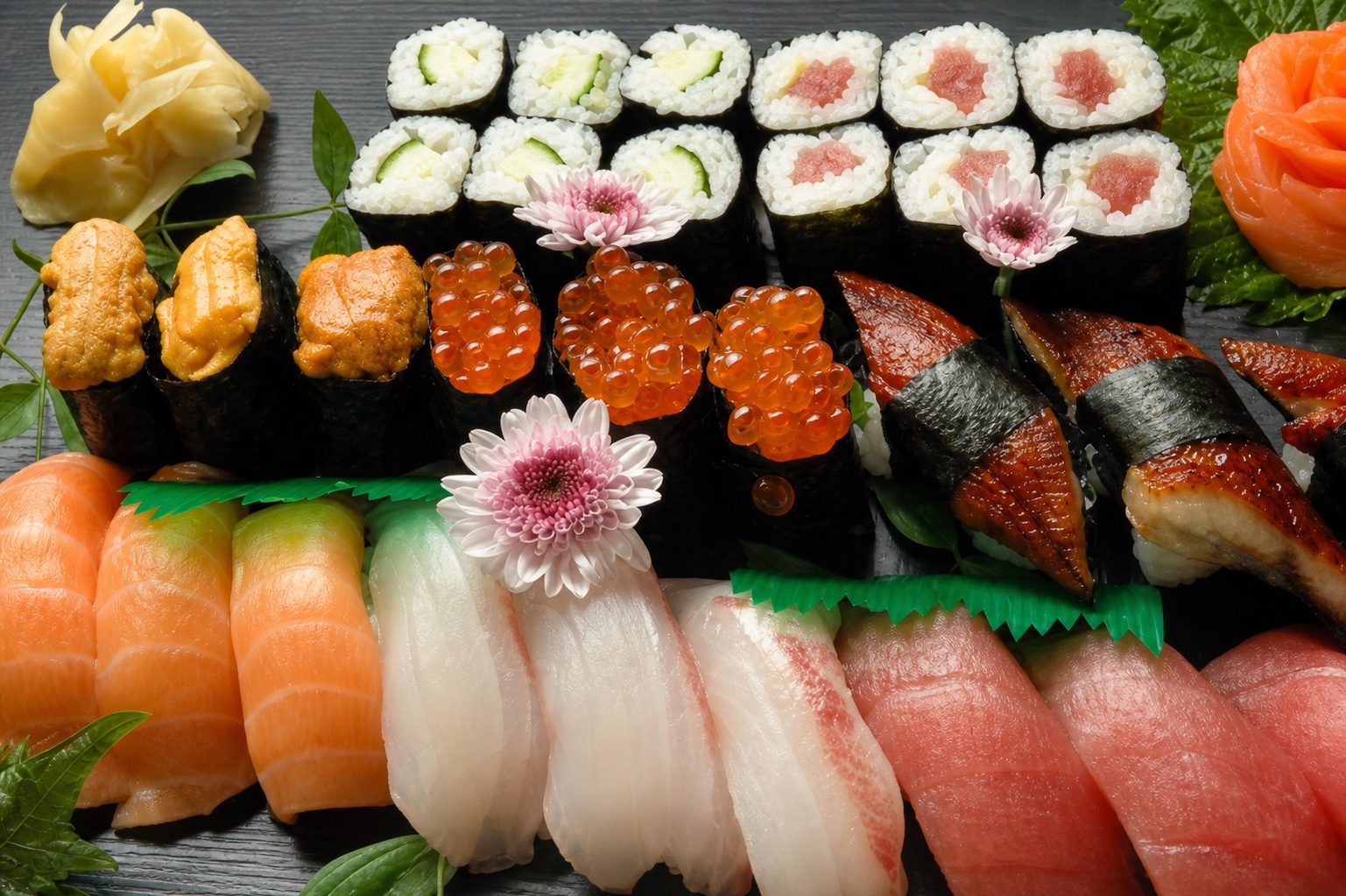 Seleção de sushi do Sushi Kiyo